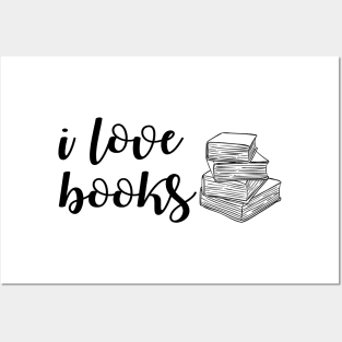 I Love Books Posters and Art